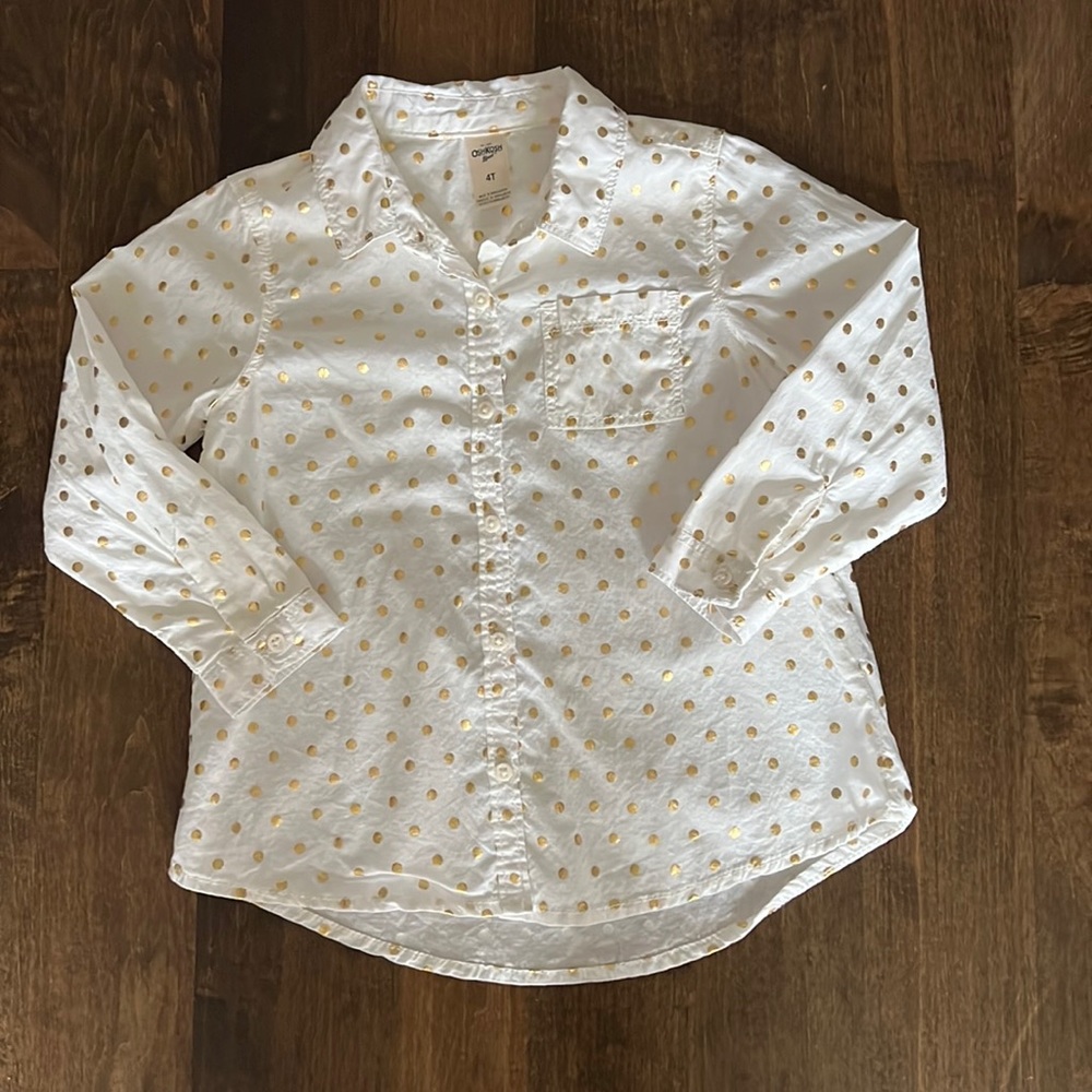 Oshkosh B’Gosh Polka-Dot Button Down